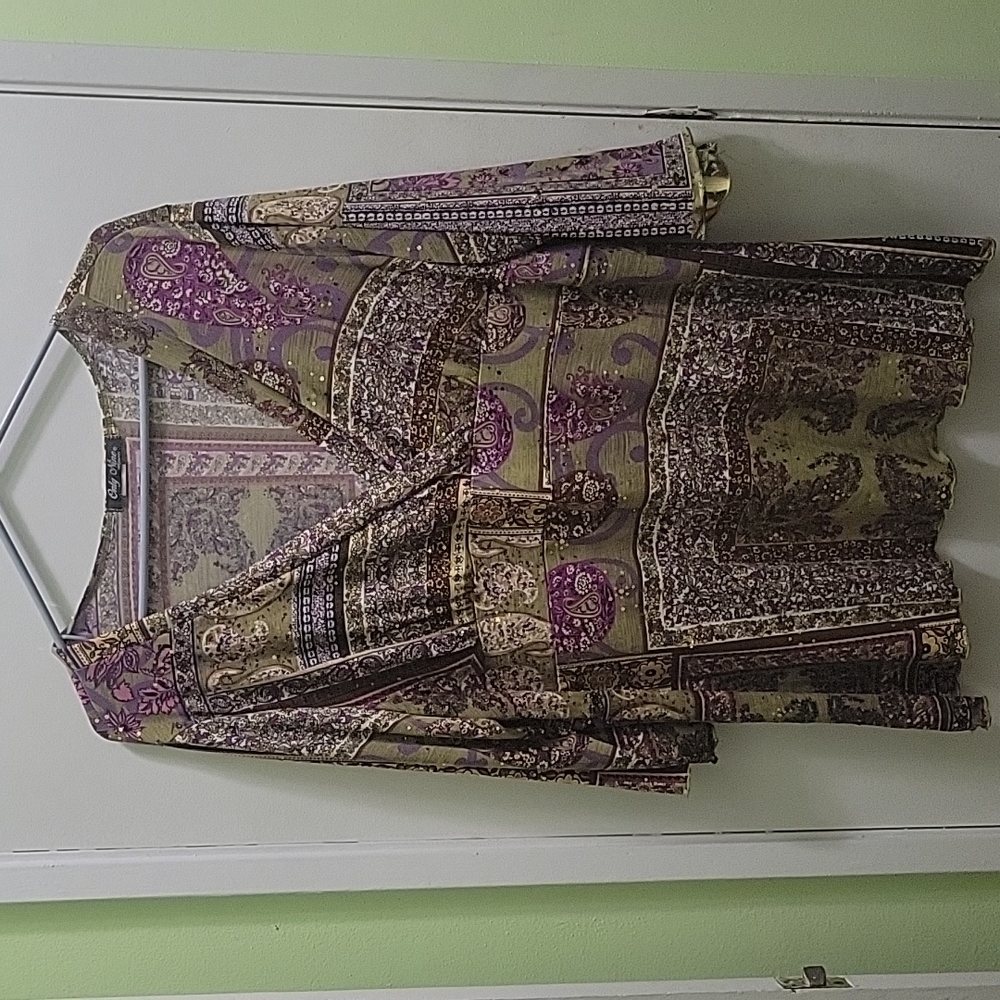 Surplice printed top